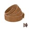 ELW Vegetable Tanned 8-9 oz. (3.2-3.6mm) Straps, Belts, Strips Length 60" (152cm) - Full Grain Veg Tan Leather Cowhide Heavy DIY Craft - Holsters, Belt Blanks, Furniture, Stamping